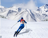 Downhill ski mobil HTML5 jtk