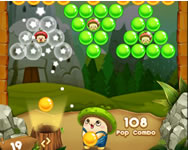 Game bubble pop adventures mobil HTML5 jtk