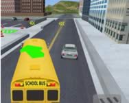 School bus simulation mobil HTML5 jtk